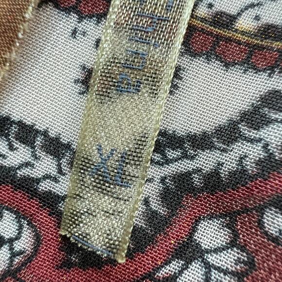 Aratta Silent Journey Duster Dress XL Sheer Brown Multicolor Boho - Picture 3 of 16